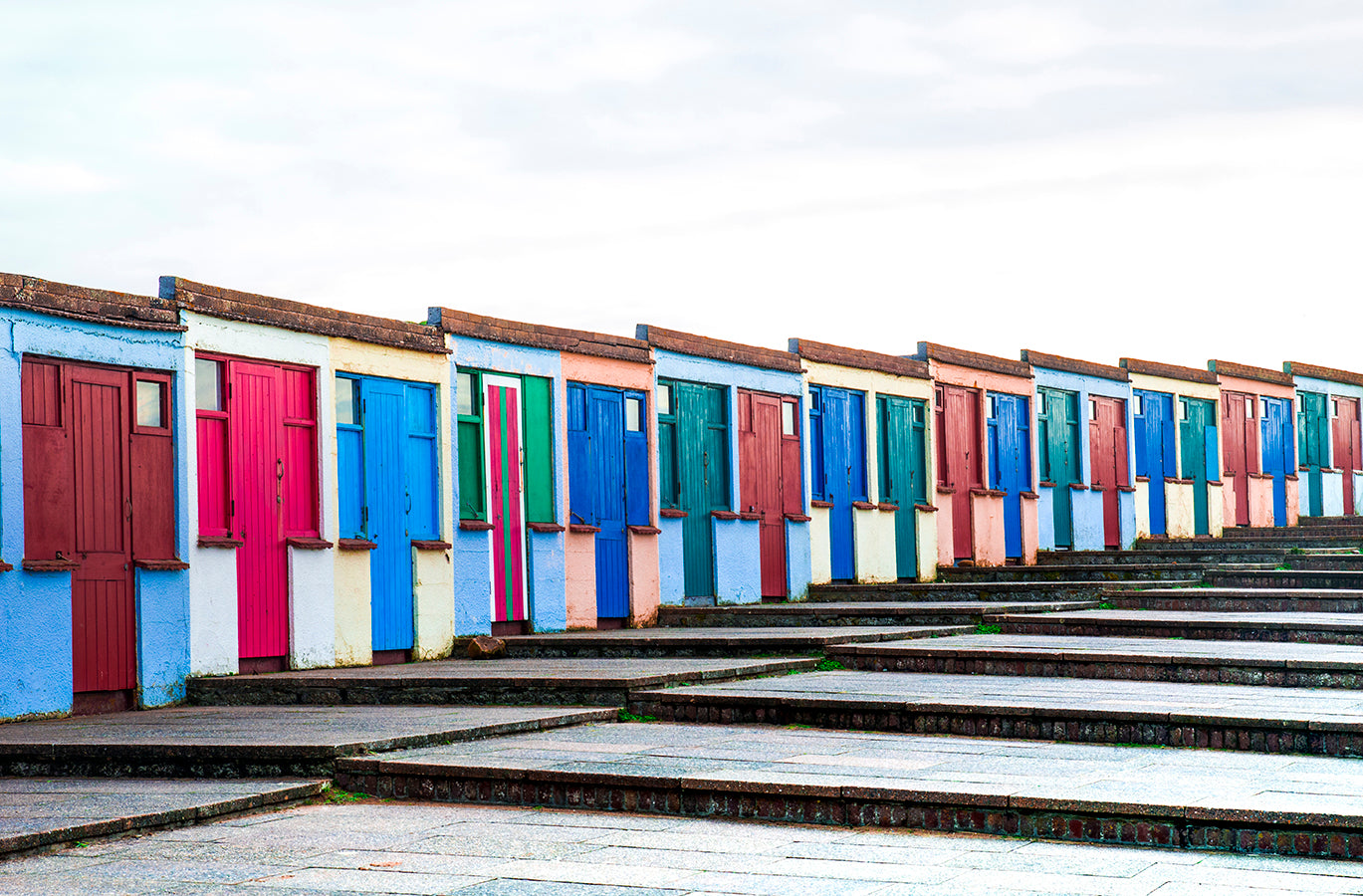 Beach huts